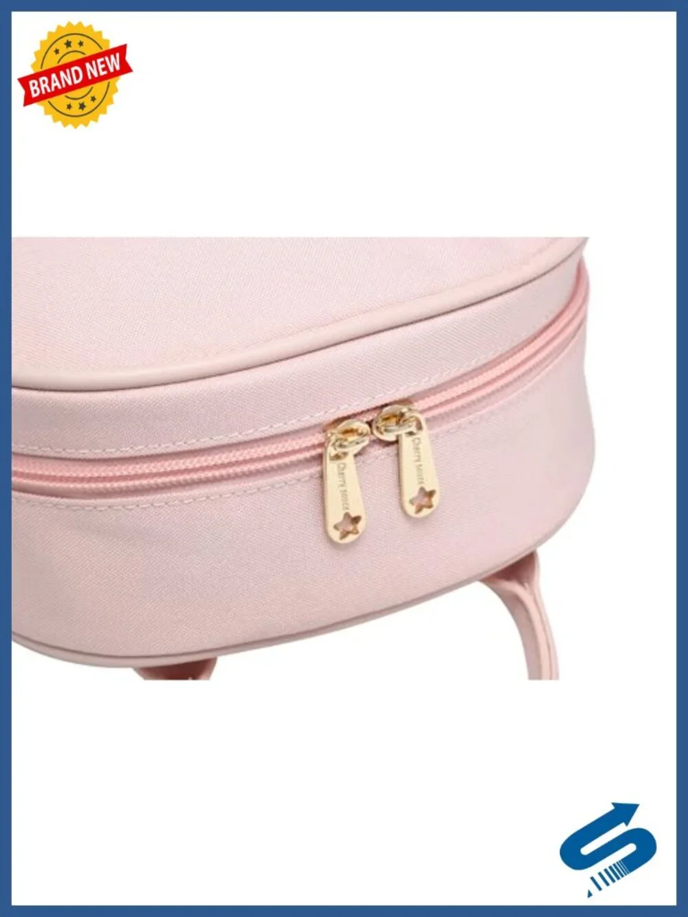 Kawaii Bear Ita Backpack Purse, Clear Pin Display Bag, Water-Resistant Oxford
